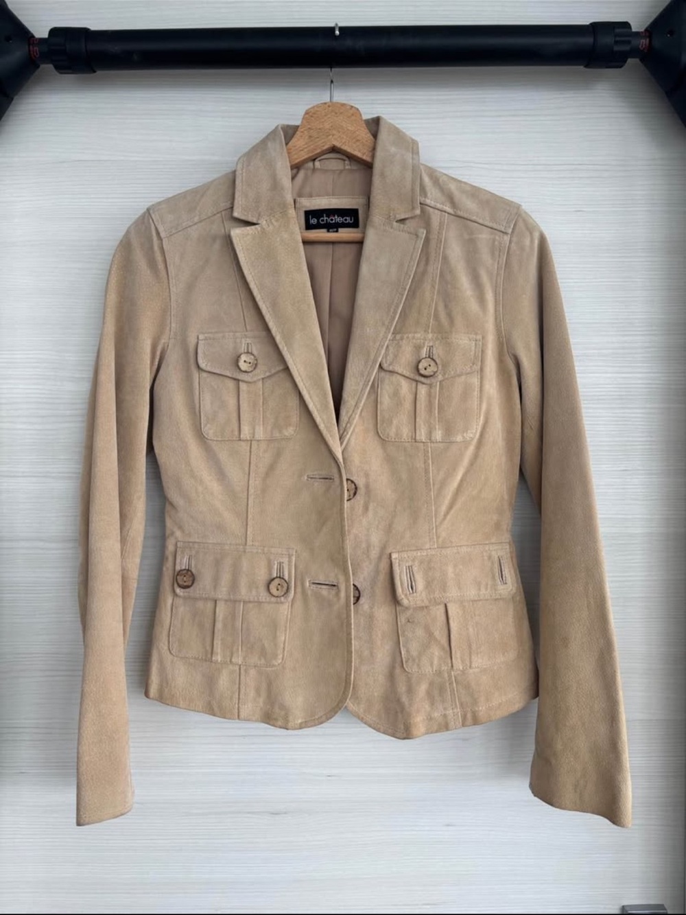 le chateau Suede beige Women's Blazer